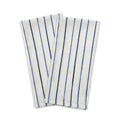 Thekbunny Blue Bay Stripe Dinner Napkin - Set Of 2