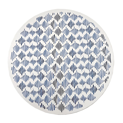Thekbunny Blue Bay Corkback Placemats - Set Of 4
