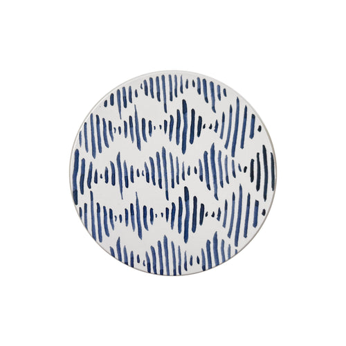 Thekbunny Blue Bay Corkback Coasters - Set Of 4