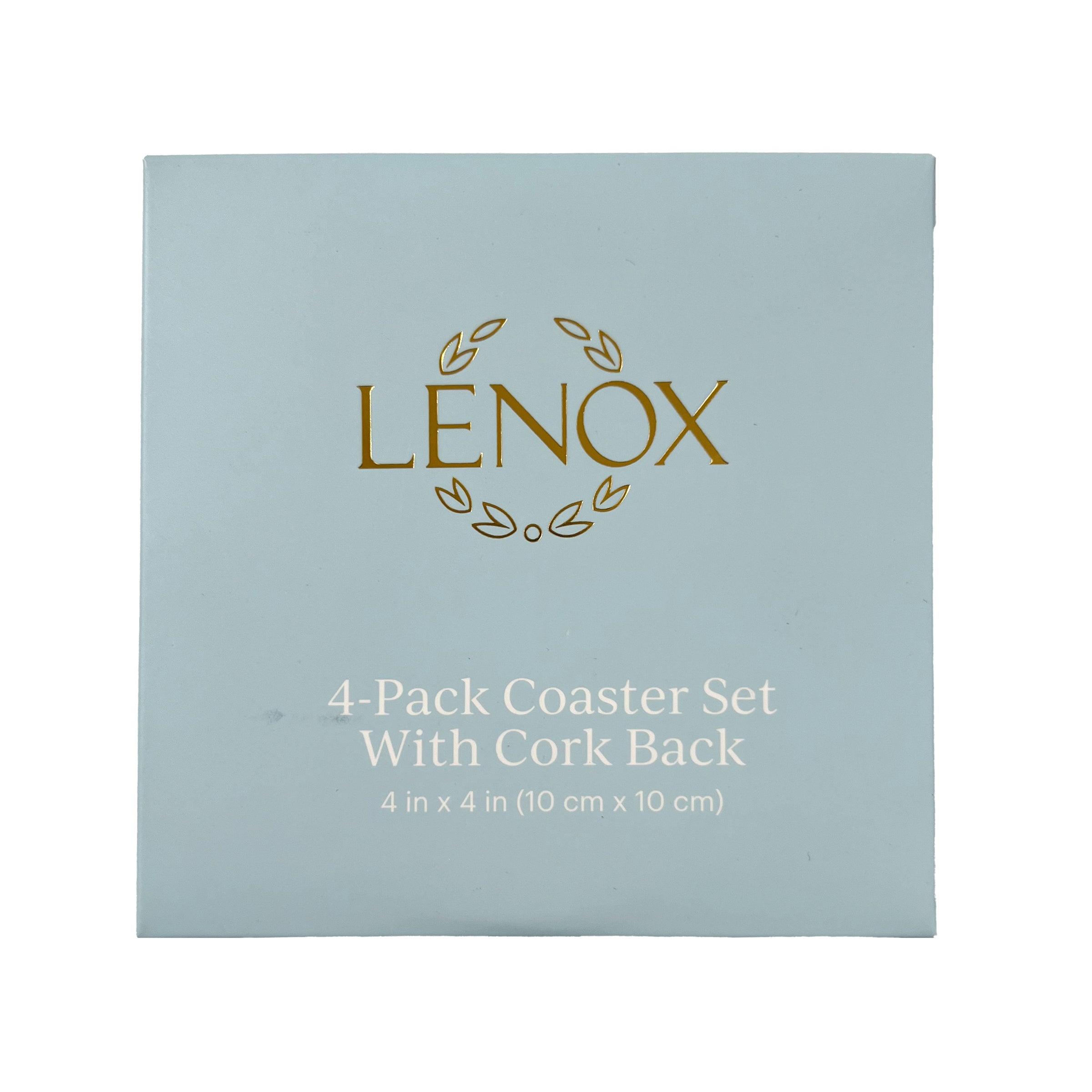 Thekbunny Blue Bay Corkback Coasters - Set Of 4