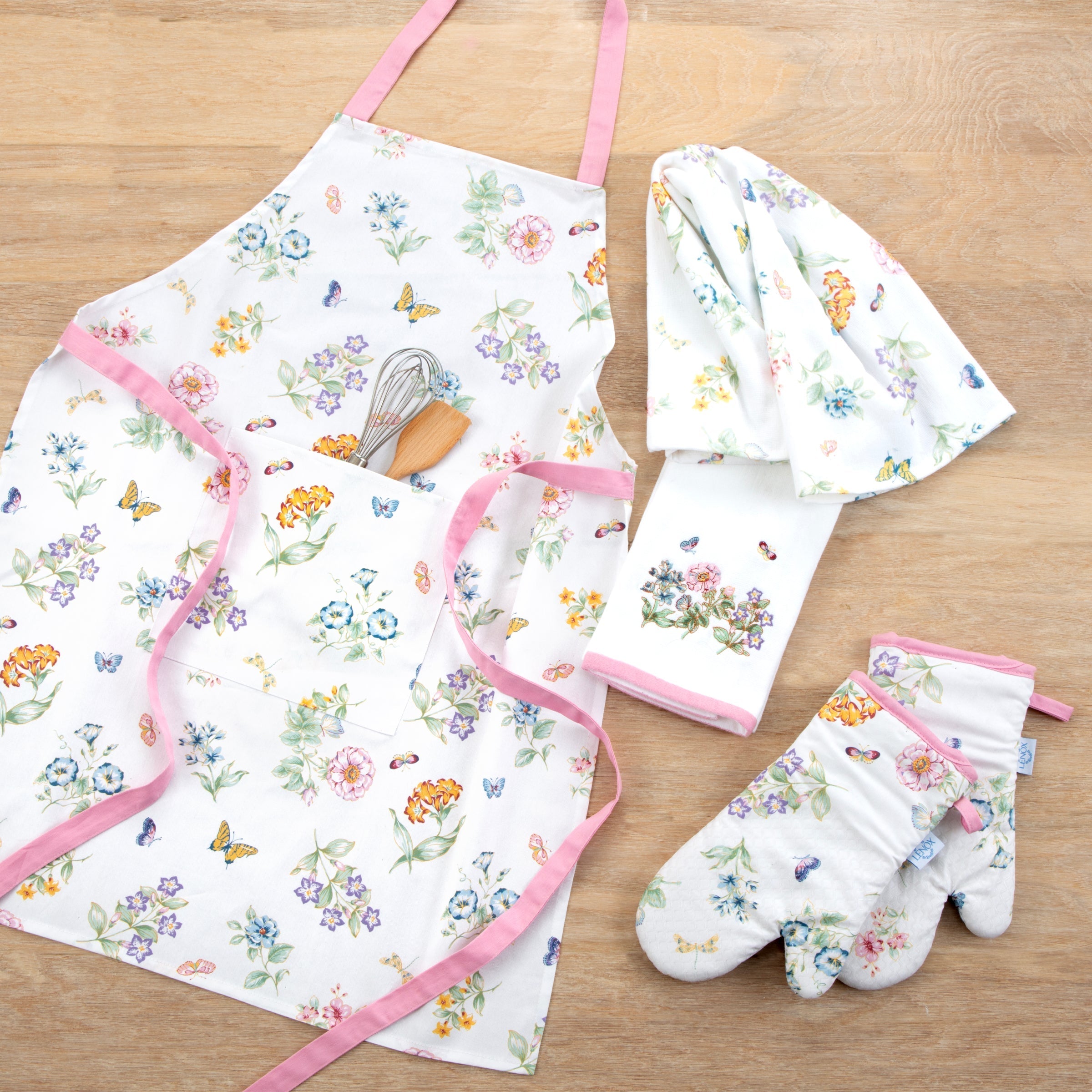 Thekbunny Butterfly Meadow 5-Piece Gift Set for the Baker