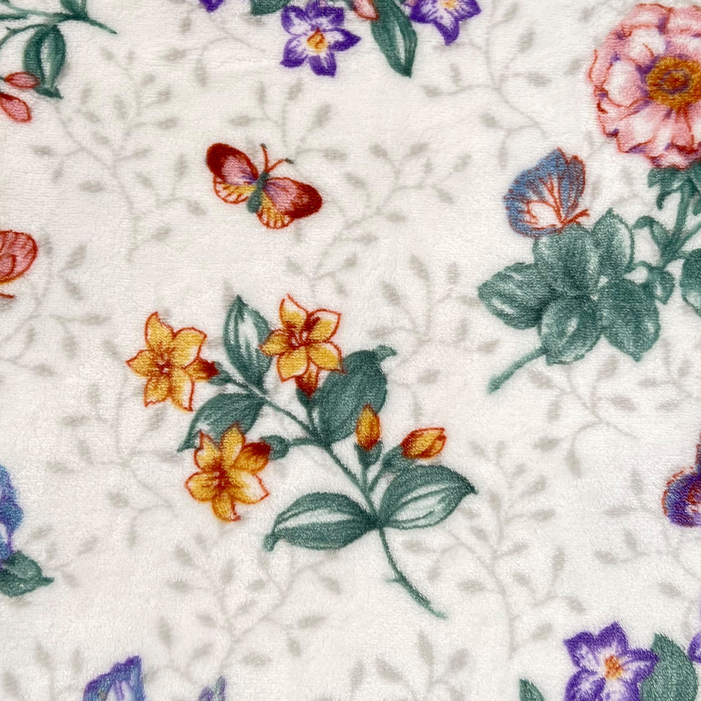 Thekbunny Butterfly Meadow Throw Blanket