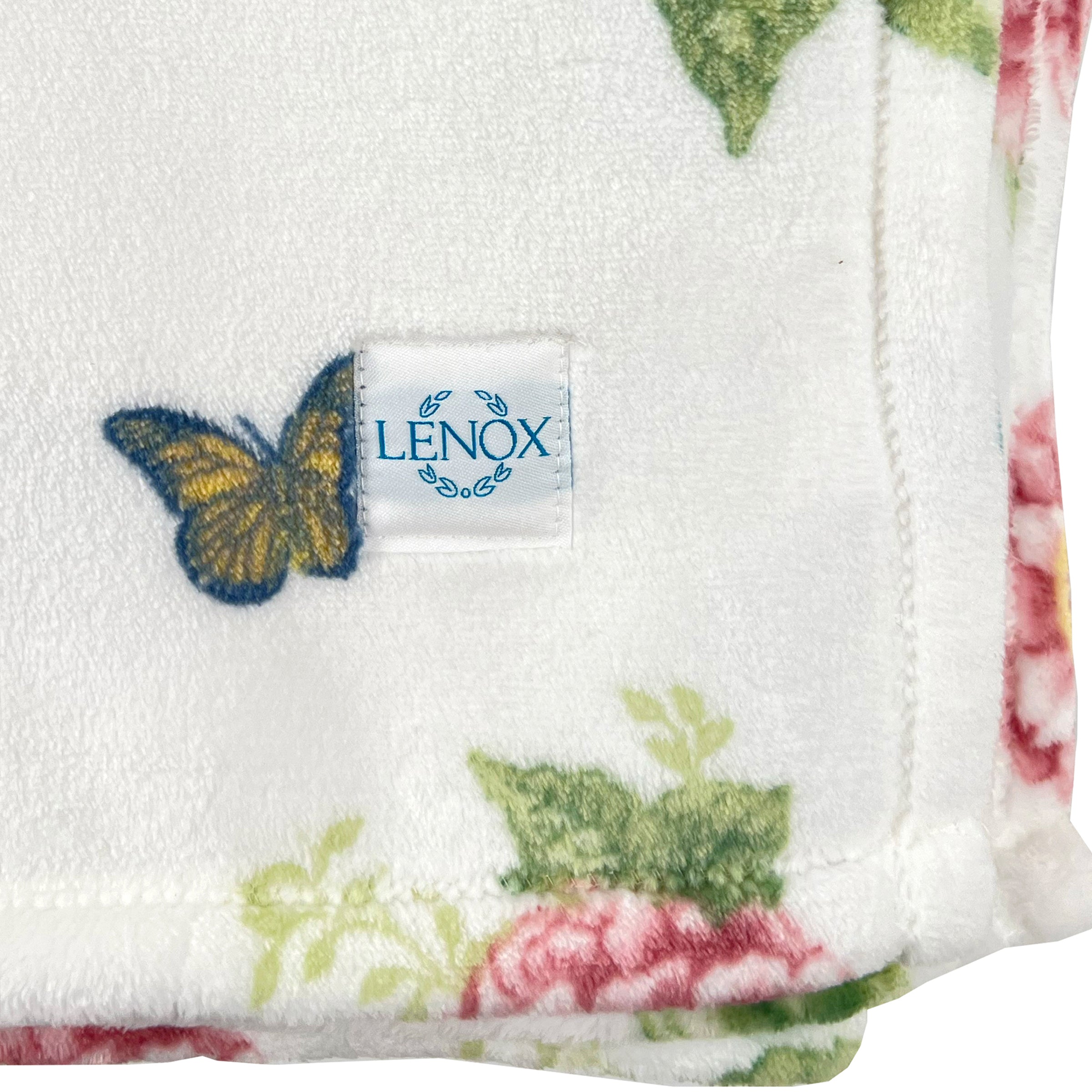Thekbunny Butterfly Meadow Hydrangea Throw Blanket