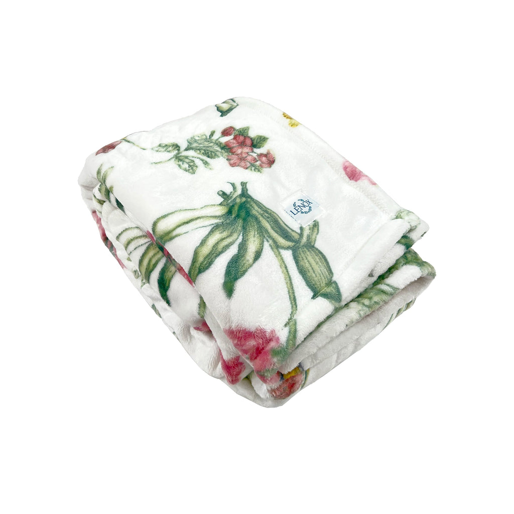 Thekbunny Butterfly Meadow Bloom Pink Throw Blanket