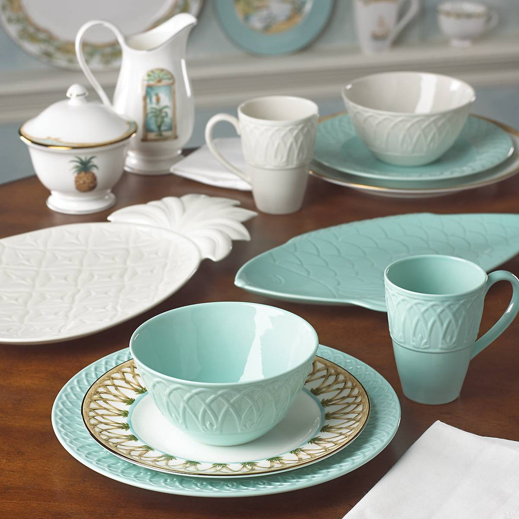 Thekbunny British Colonial Bamboo Accent Plate