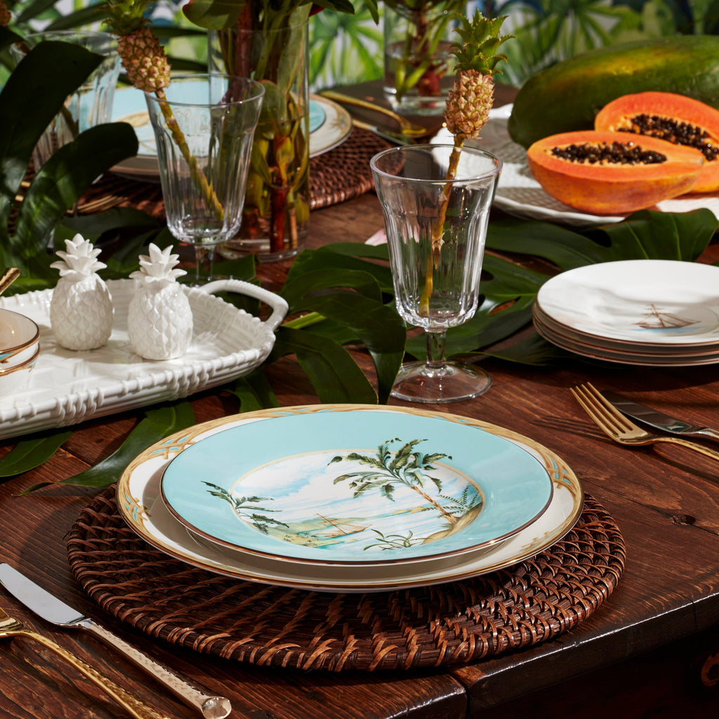 Thekbunny British Colonial Tradewind Accent Plate