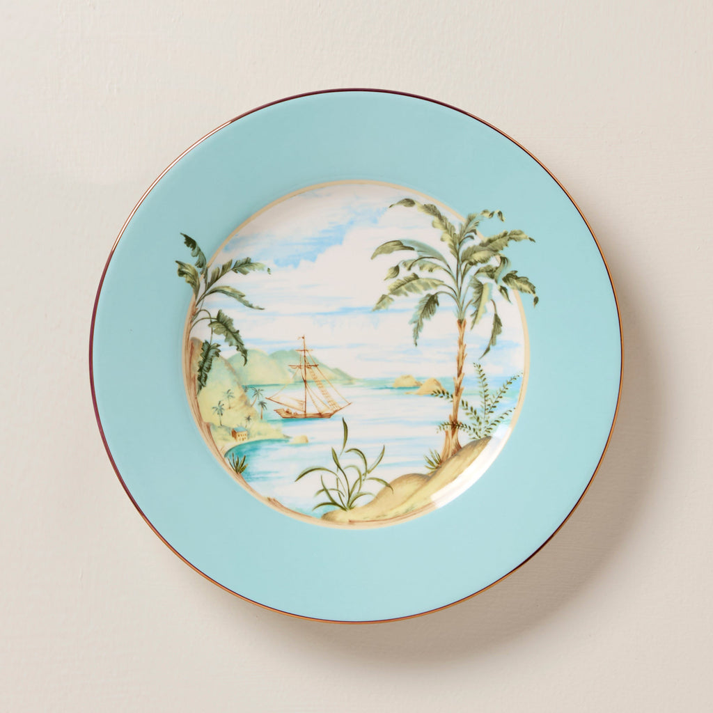 Thekbunny British Colonial Tradewind Accent Plate