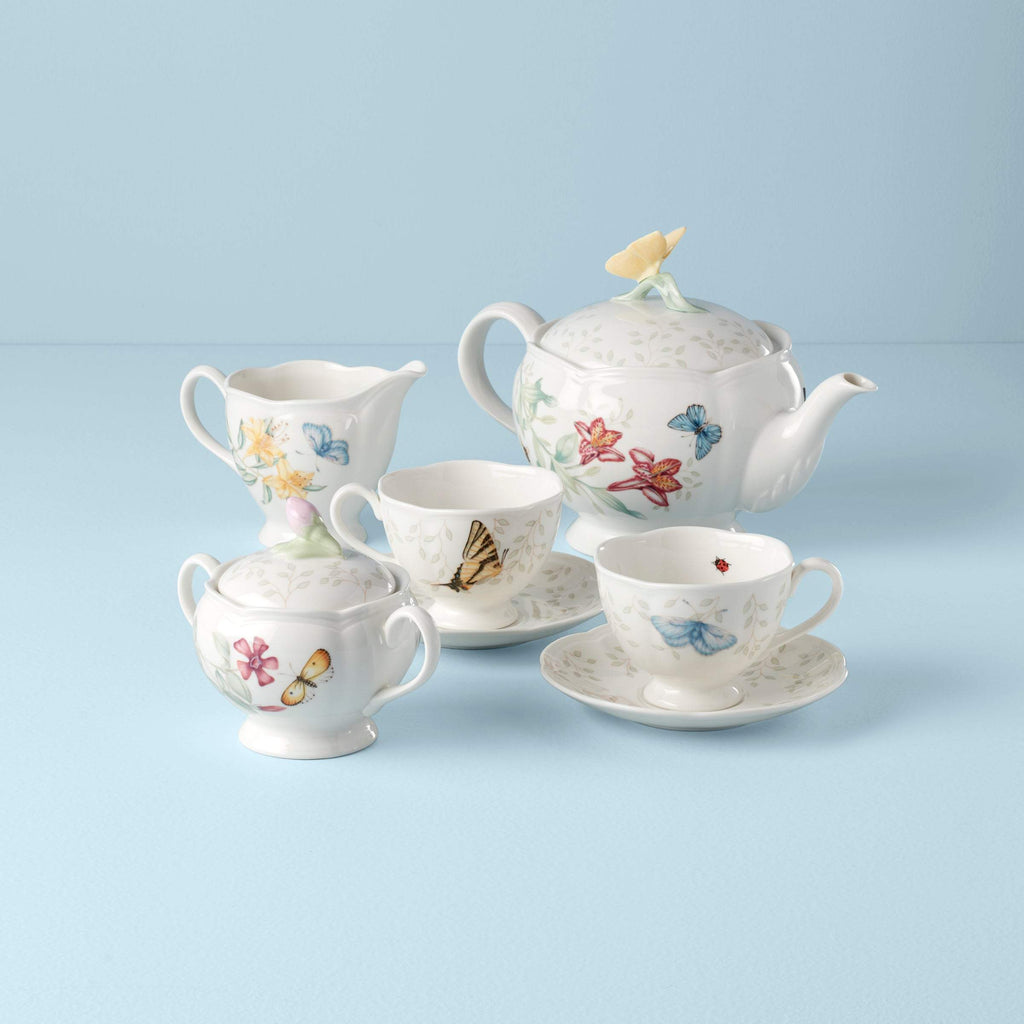 Thekbunny Butterfly Meadow 7-Piece Tea Set