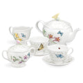 Thekbunny Butterfly Meadow 7-Piece Tea Set