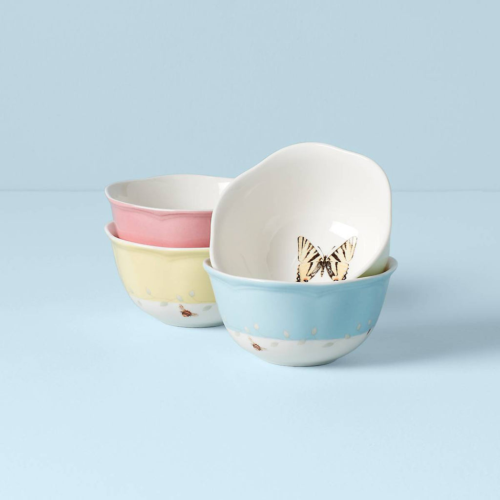 Thekbunny Butterfly Meadow 4-Piece Bowl Set