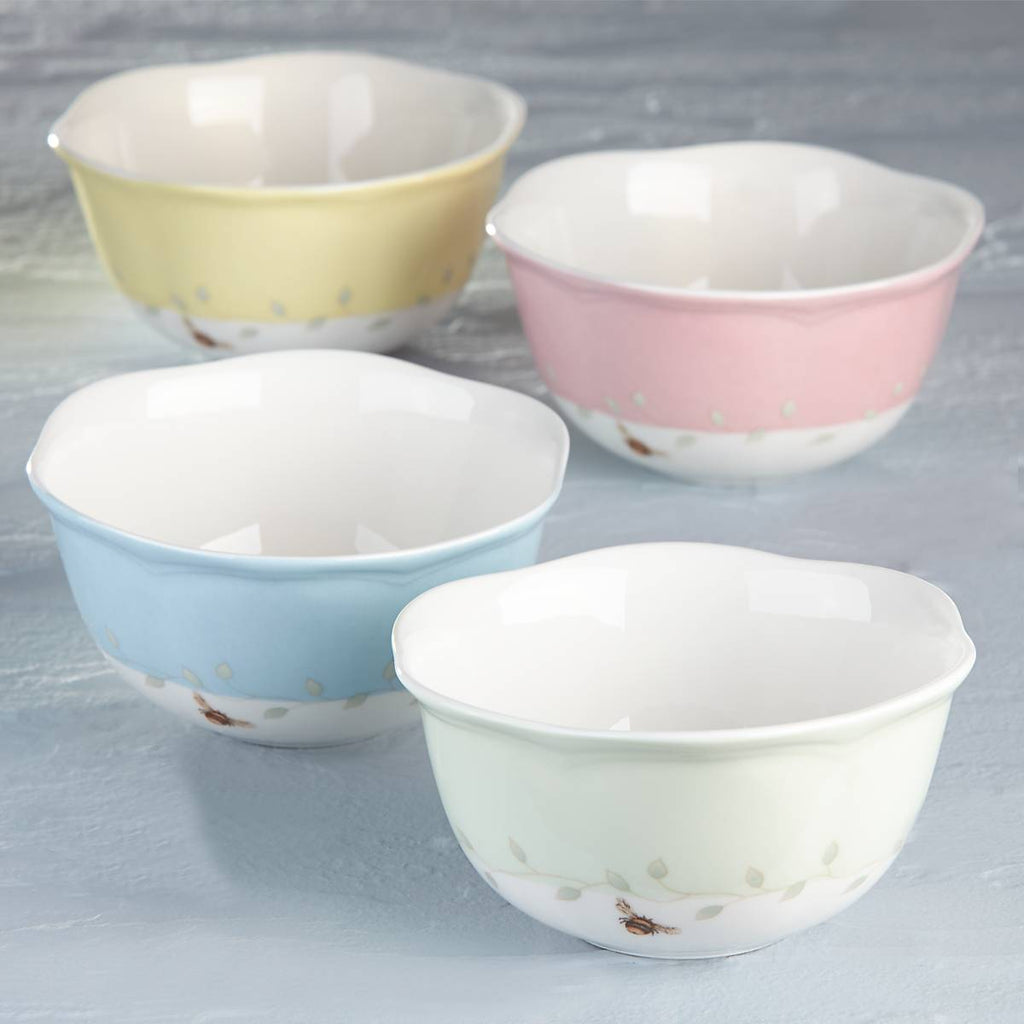 Thekbunny Butterfly Meadow 4-Piece Bowl Set