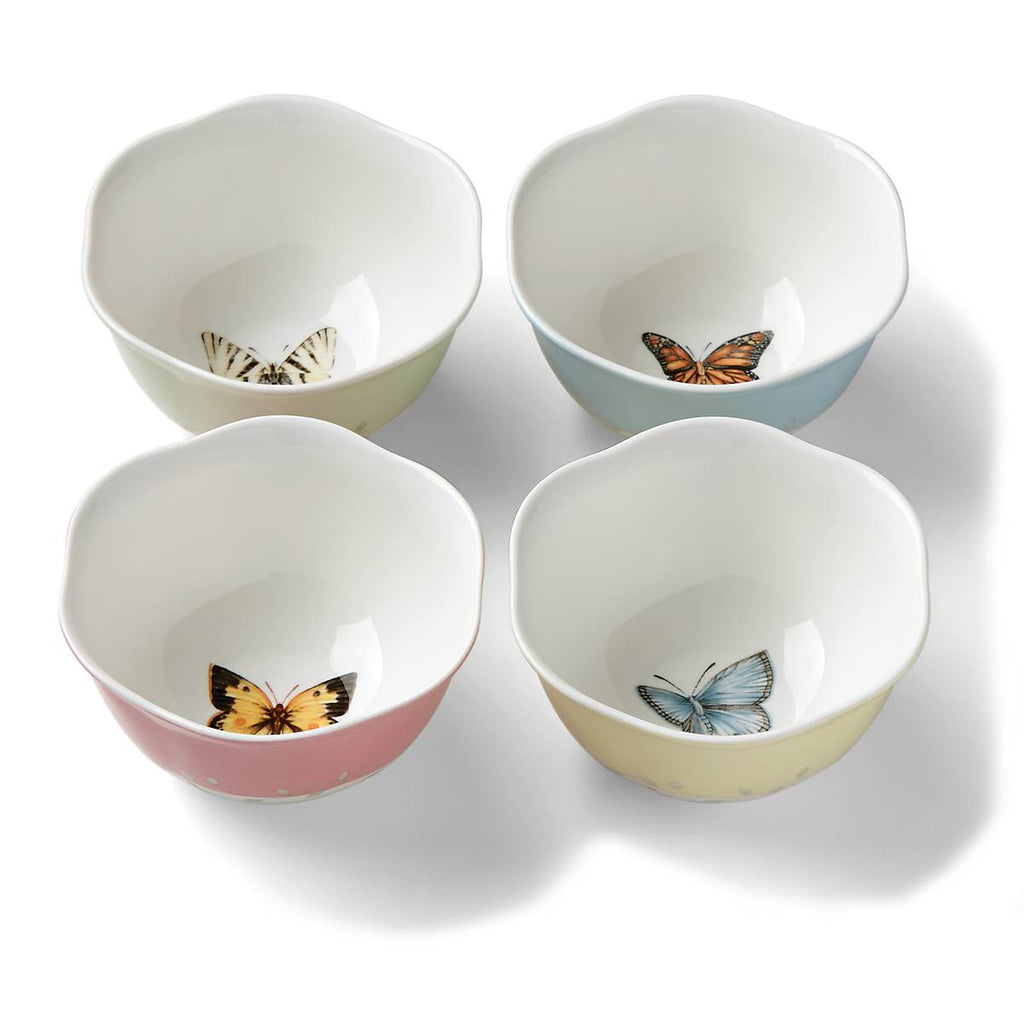 Thekbunny Butterfly Meadow 4-Piece Bowl Set