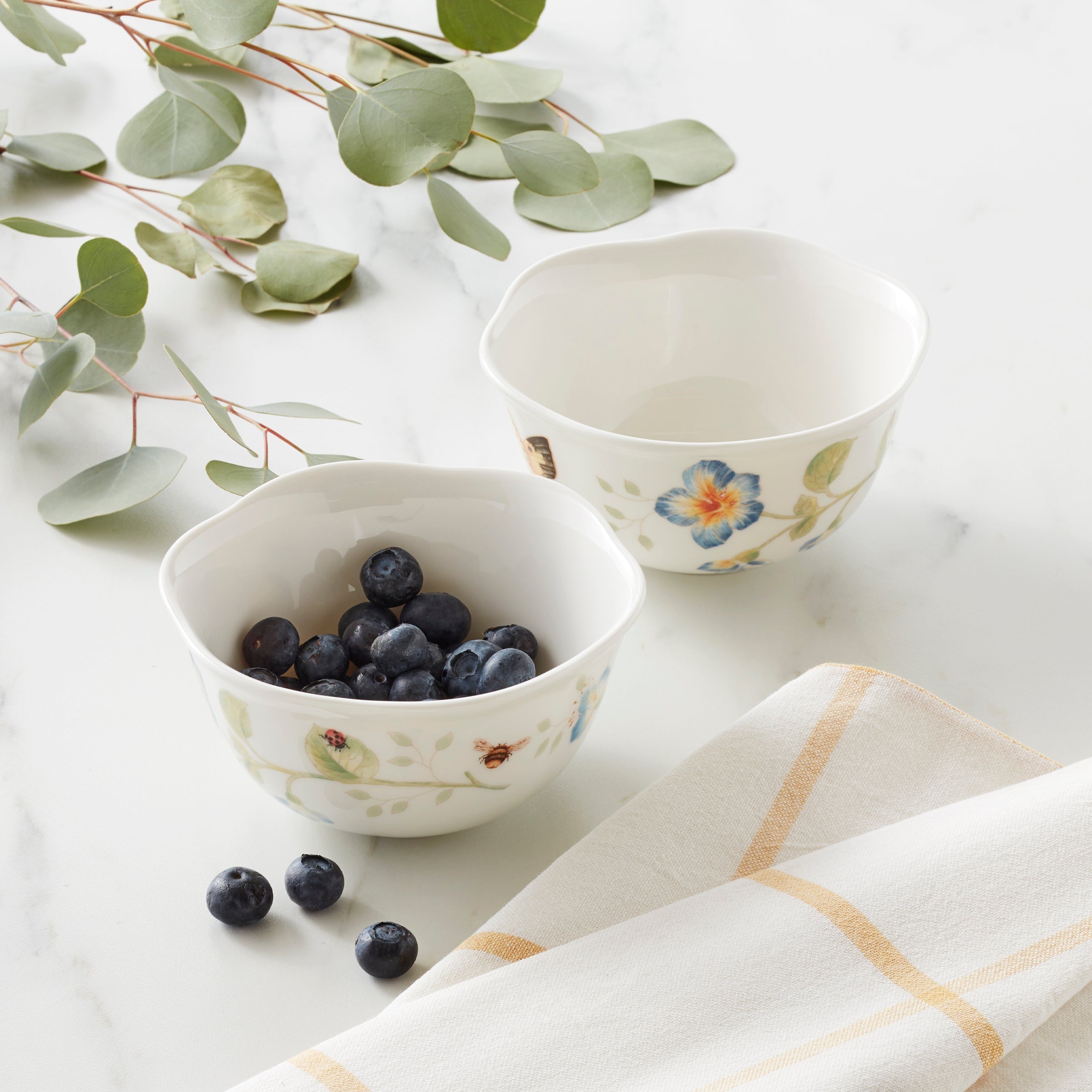 Thekbunny Butterfly Meadow Dessert Bowl