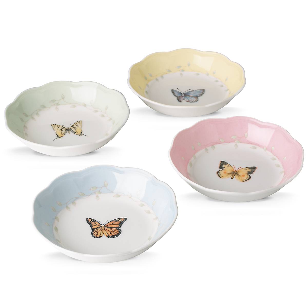 Thekbunny Butterfly Meadow Fruit Bowls - Set 4