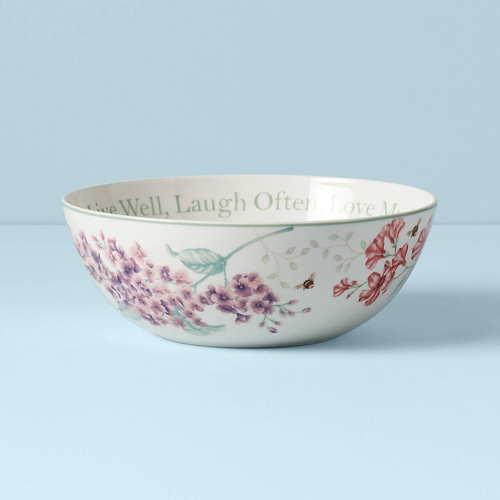 Thekbunny Butterfly Meadow Large Serving Bowl
