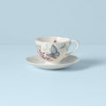 Thekbunny  Butterfly Meadow Blue Cup & Saucer