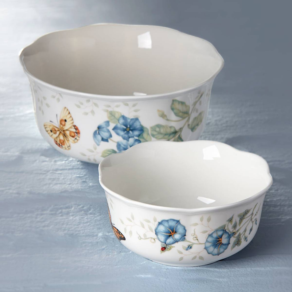 Thekbunny Butterfly Meadow 2-Piece Bowl Set