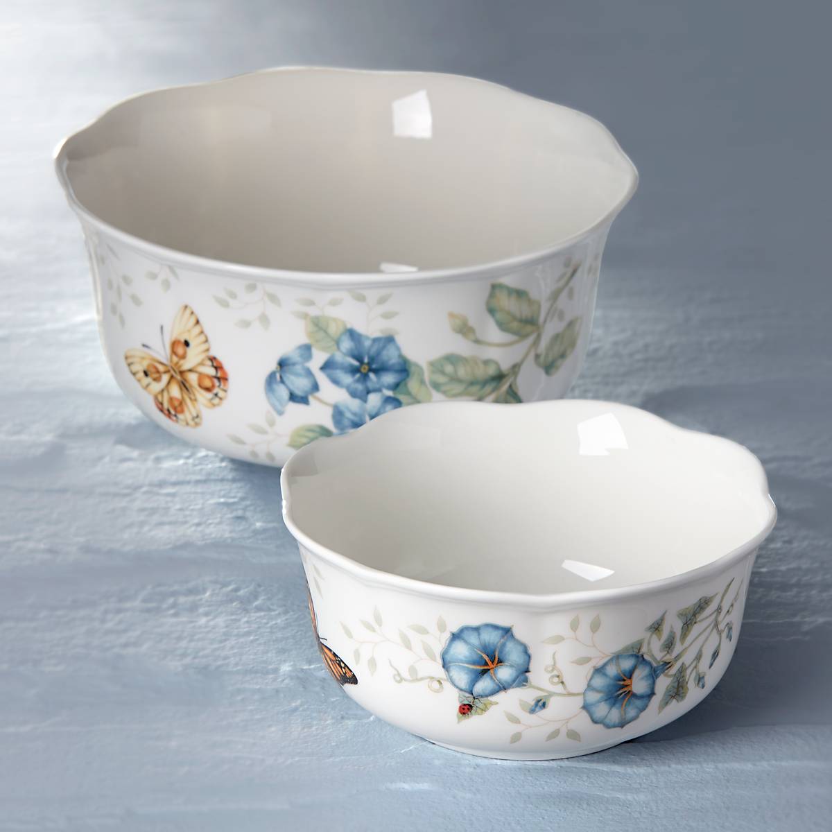 Thekbunny Butterfly Meadow 2-Piece Bowl Set