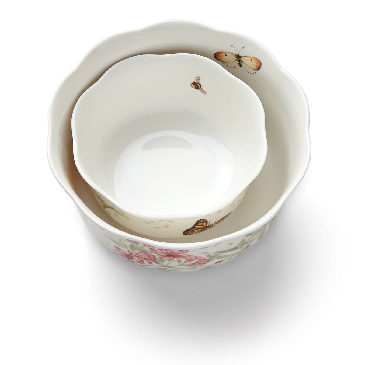 Thekbunny Butterfly Meadow 2-Piece Bowl Set