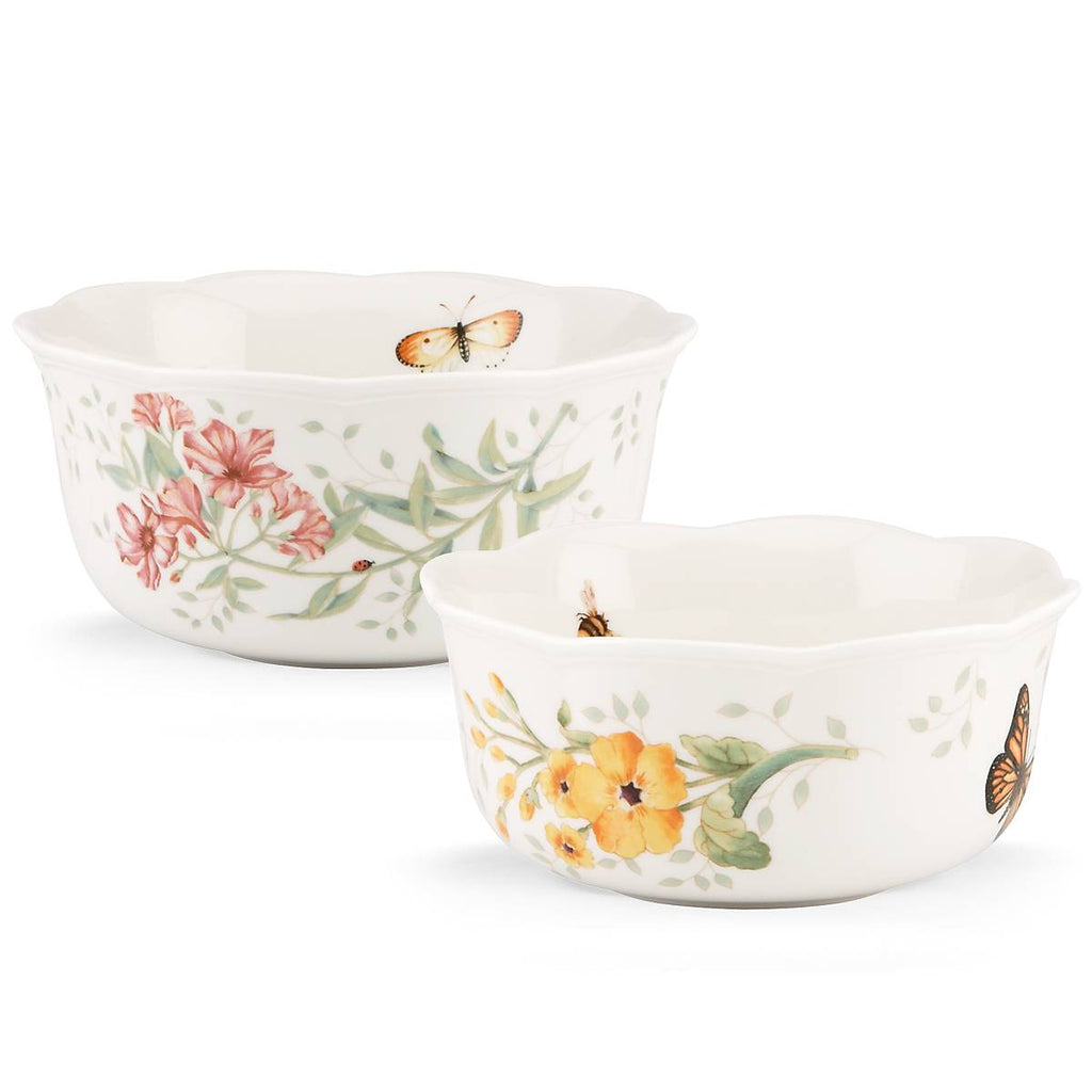 Thekbunny Butterfly Meadow 2-Piece Bowl Set