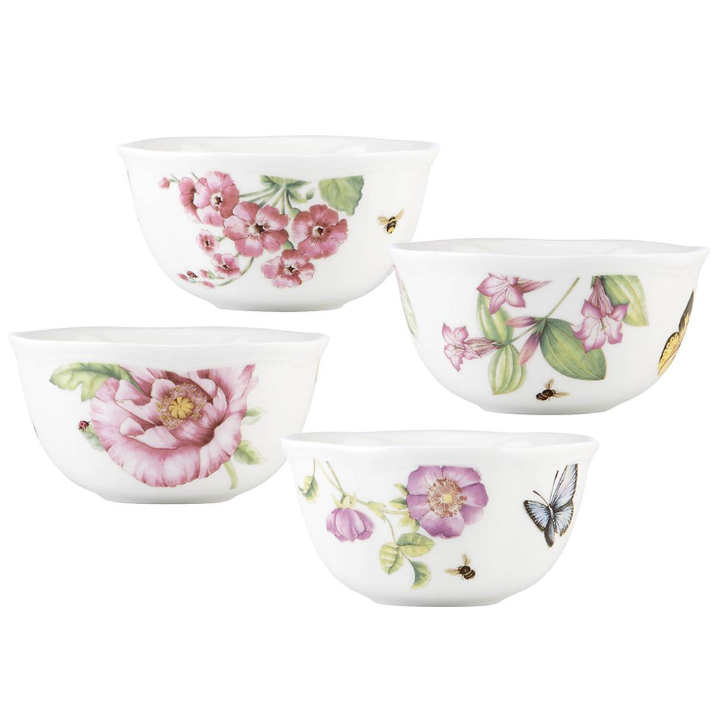 Thekbunny Butterfly Meadow Bloom 4-Piece Bowl Set