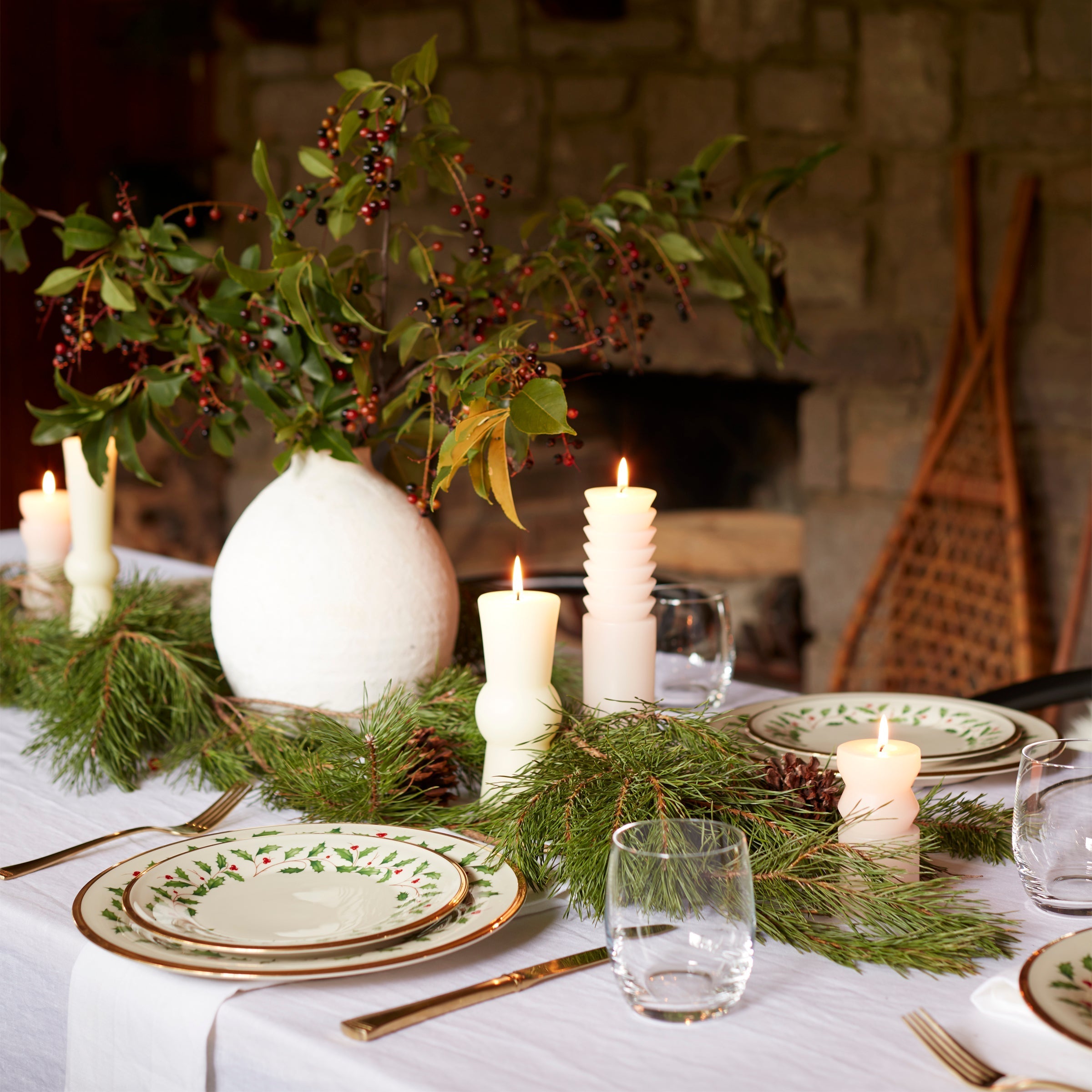 Holiday 6-Piece Dinner Plate Set
