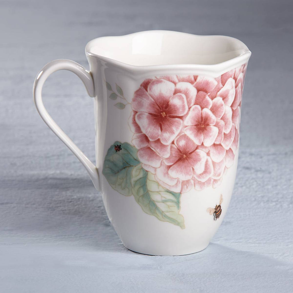 Thekbunny  Butterfly Meadow Hydrangea Mug
