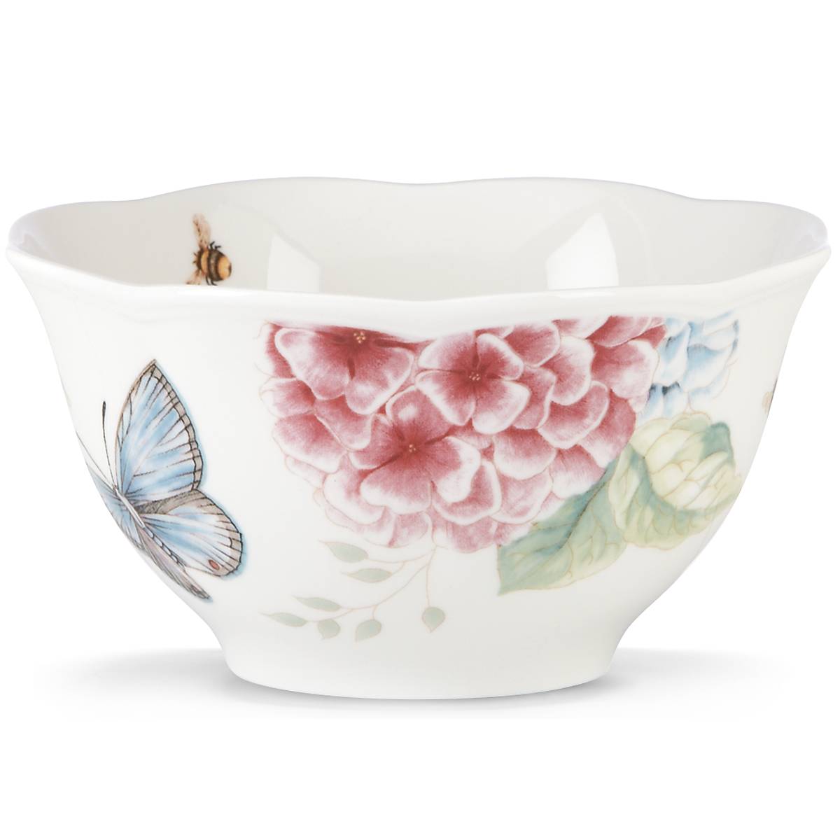Thekbunny Butterfly Meadow Hydrangea Rice Bowl