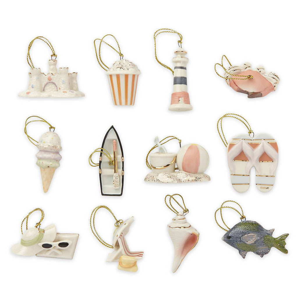 Thekbunny Summer 12-Piece Mini Ornament Set