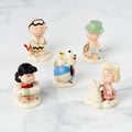 Thekbunny Peanuts 5-Piece Beach Party Figurine Set