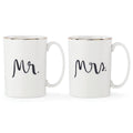 Thekbunny Bridal Party   Mr   &   Mrs   2-Piece Mug Set