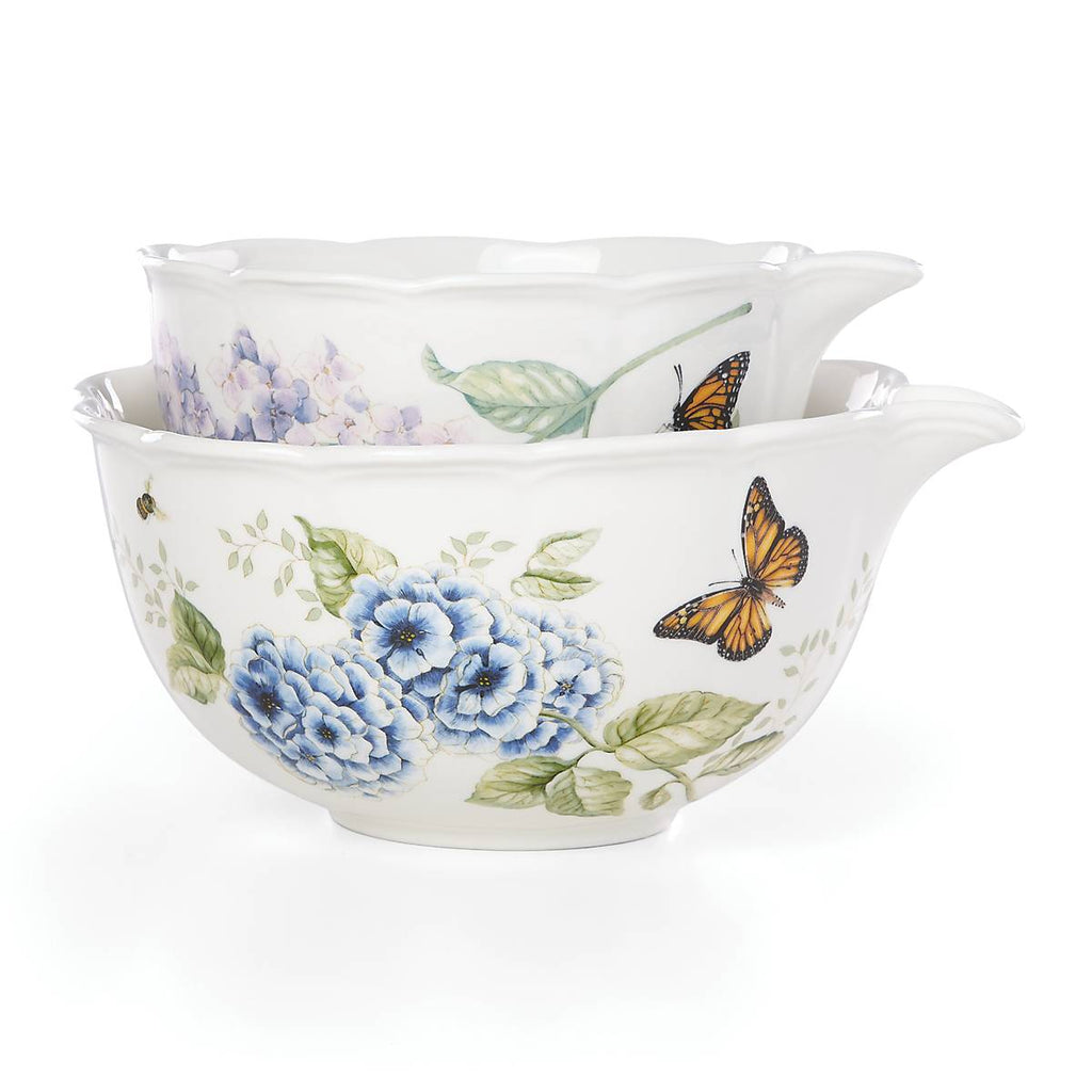 Thekbunny Butterfly Meadow 2-Piece Nesting Bowl Set