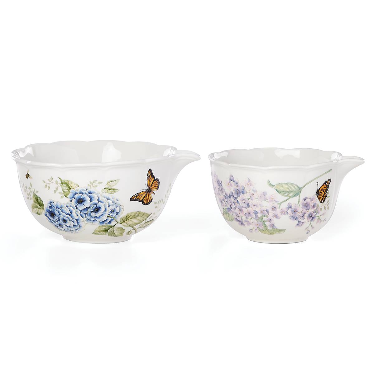 Thekbunny Butterfly Meadow 2-Piece Nesting Bowl Set