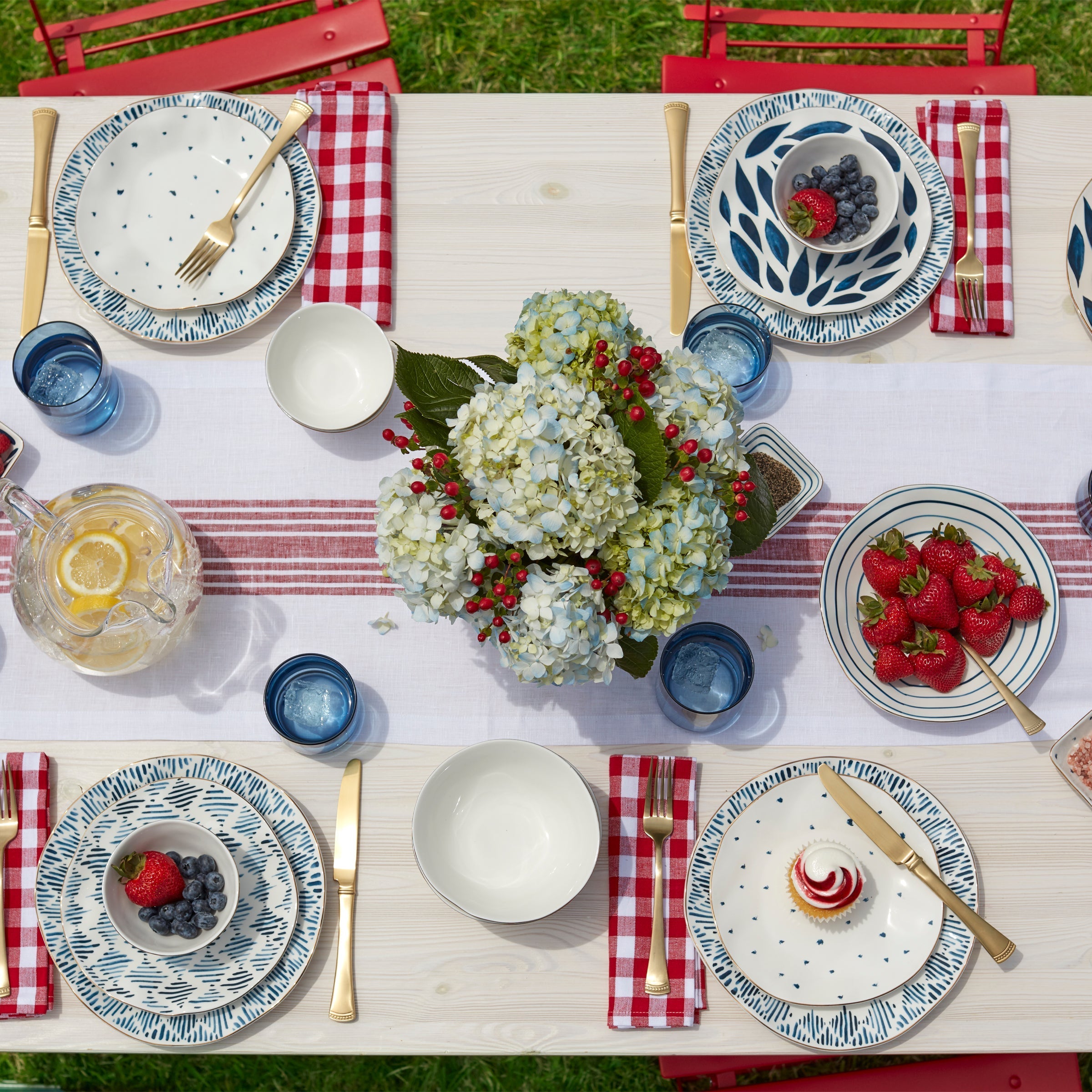 Thekbunny Blue Bay All-Purpose Bowls - Set of 4