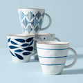 Thekbunny Blue Bay Dessert Mugs - Set of 4