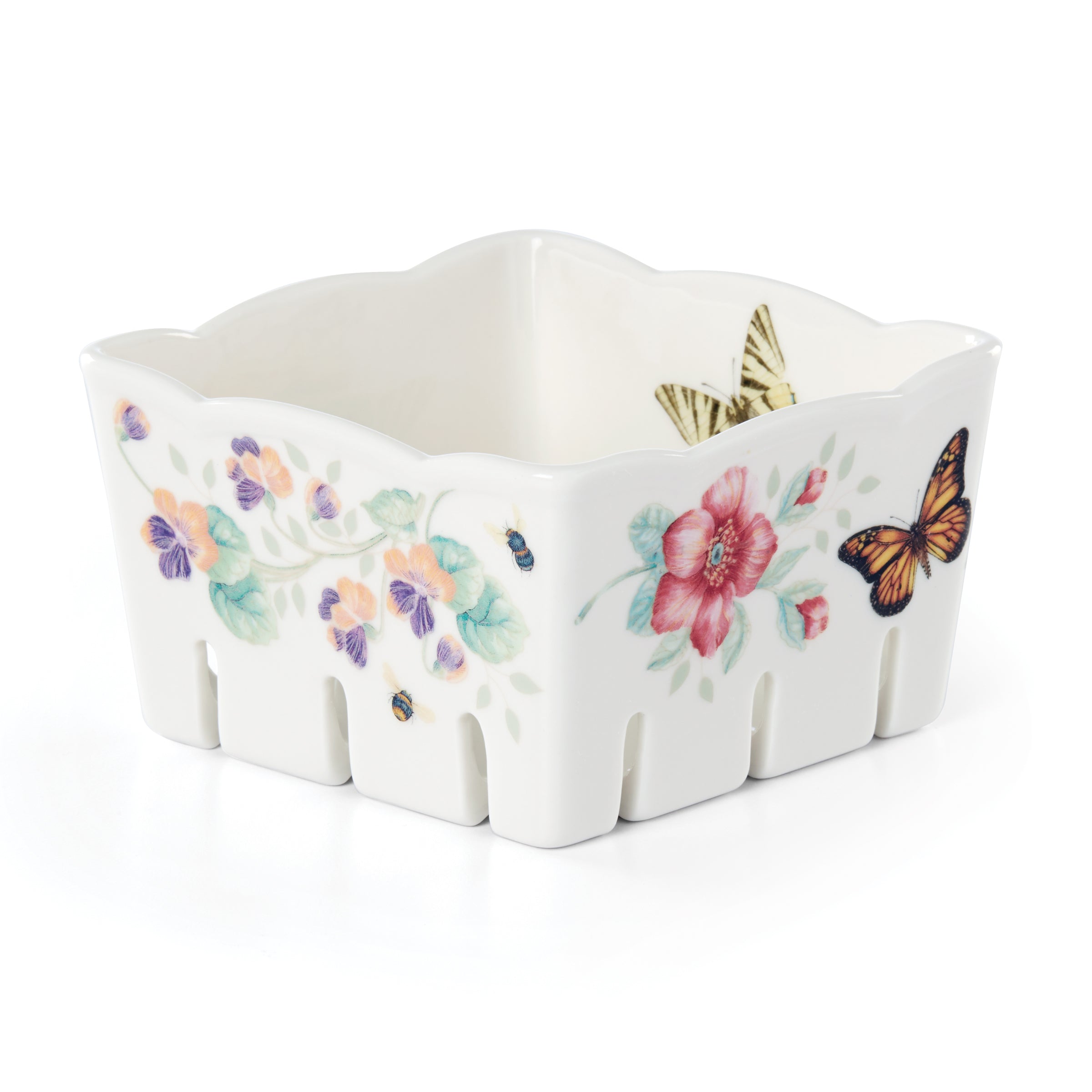 Thekbunny Butterfly Meadow Berry Bowl