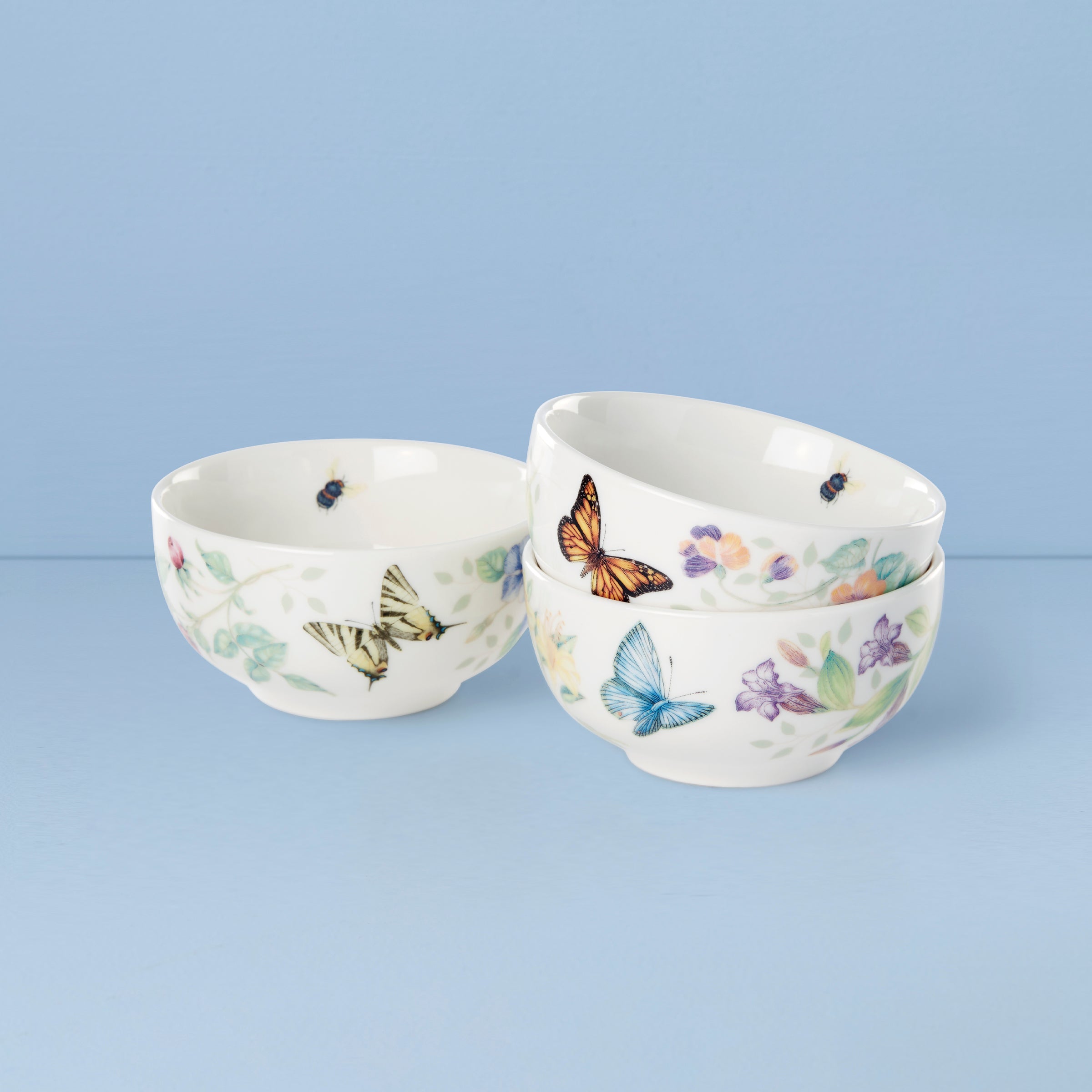 Thekbunny Butterfly Meadow Mini Bowls - Set of 3