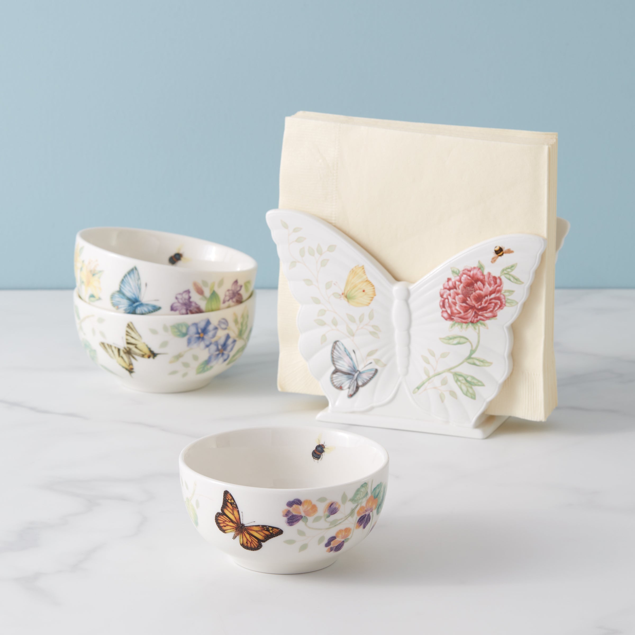 Thekbunny Butterfly Meadow Mini Bowls - Set of 3