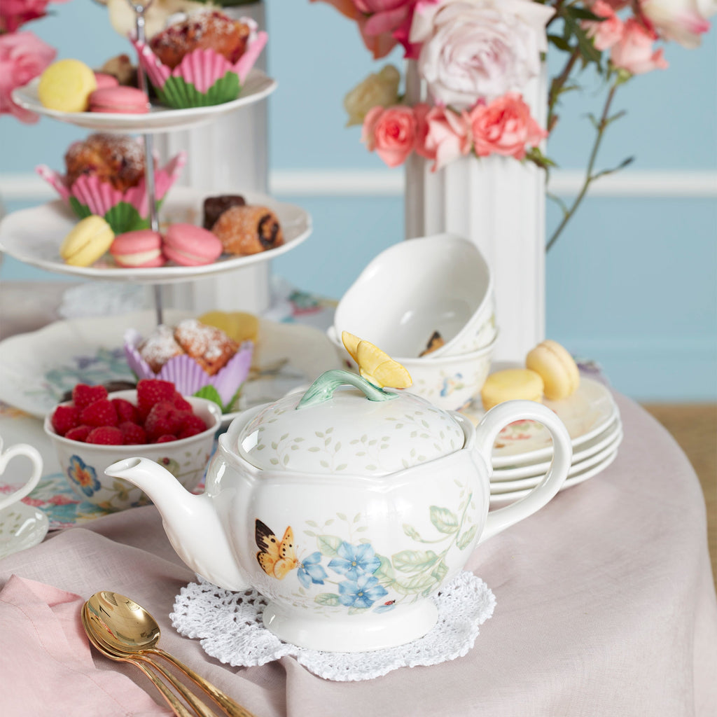 Thekbunny Butterfly Meadow 7-Piece Tea Set