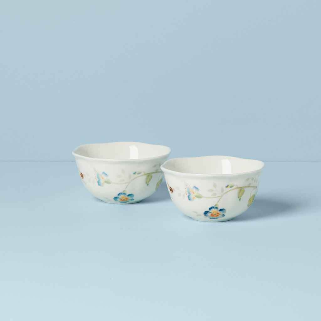 Thekbunny Butterfly Meadow 2-Piece Dessert Bowl Set