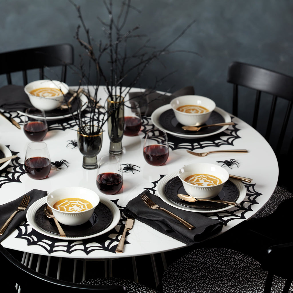 Profile White Dinner Plates - Set of 4