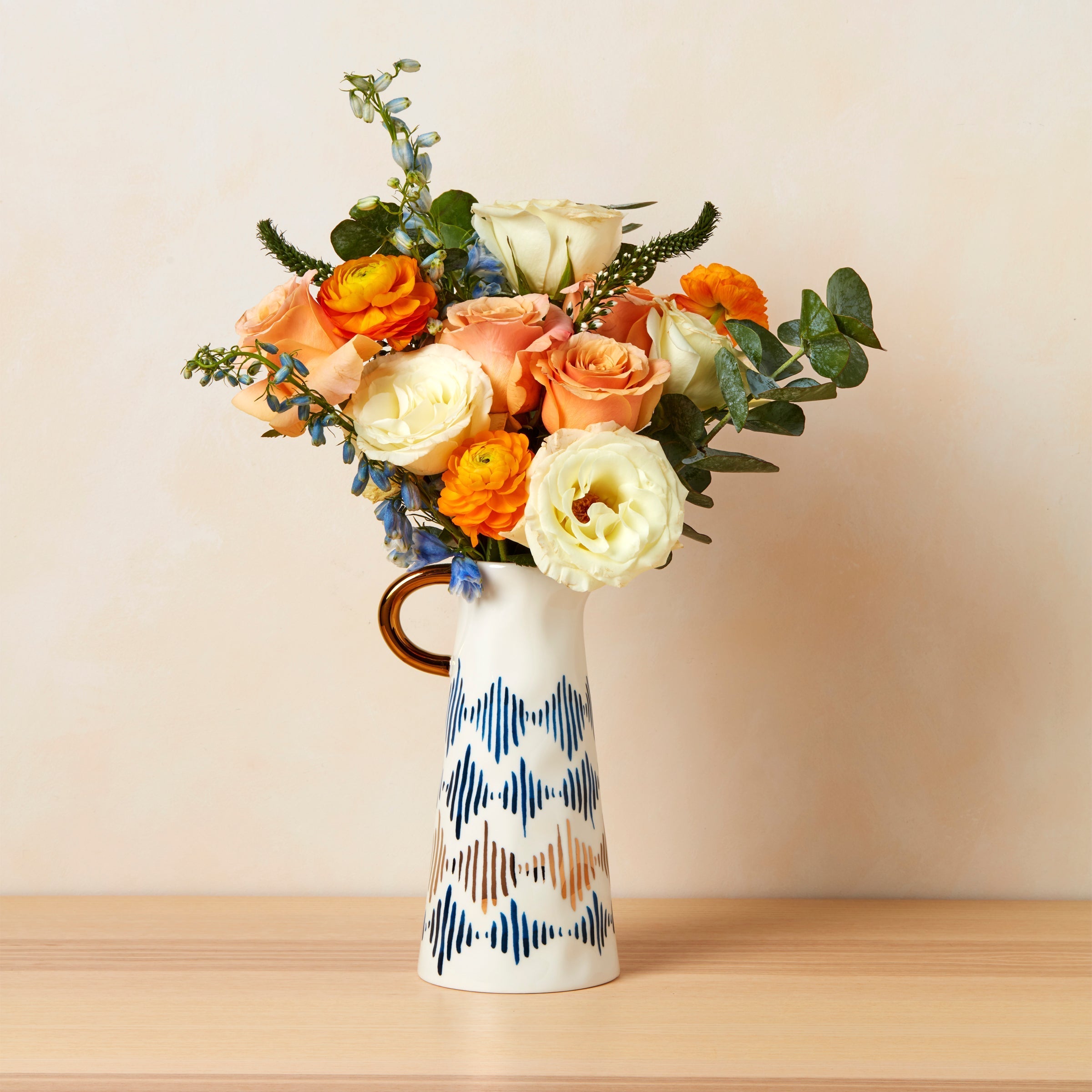 Thekbunny Blue Bay Medium Pitcher
