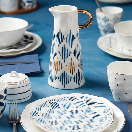 Thekbunny Blue Bay Medium Pitcher
