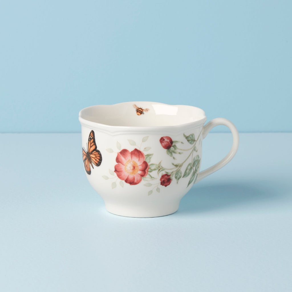 Thekbunny  Butterfly Meadow Latte Mugs - Set of 2