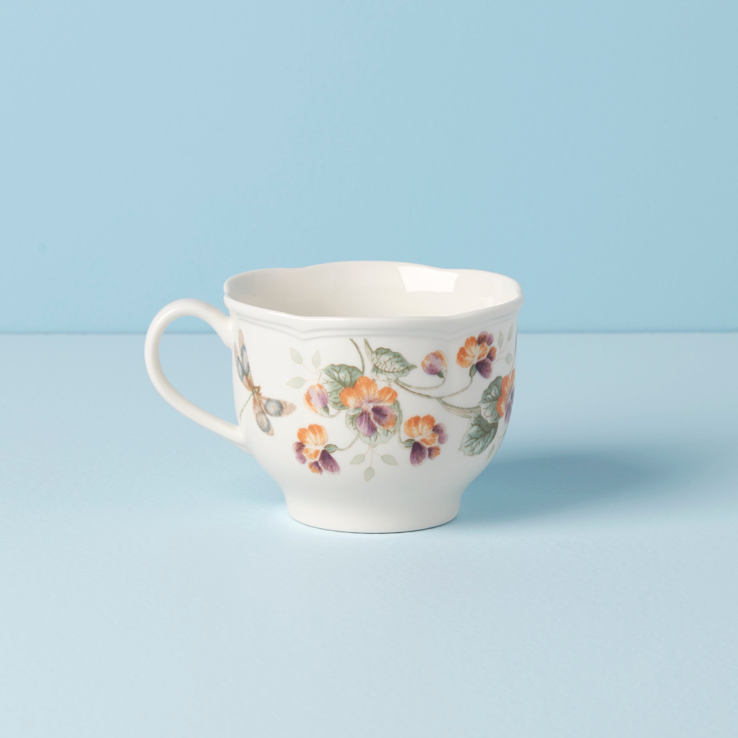 Thekbunny  Butterfly Meadow Latte Mugs - Set of 2