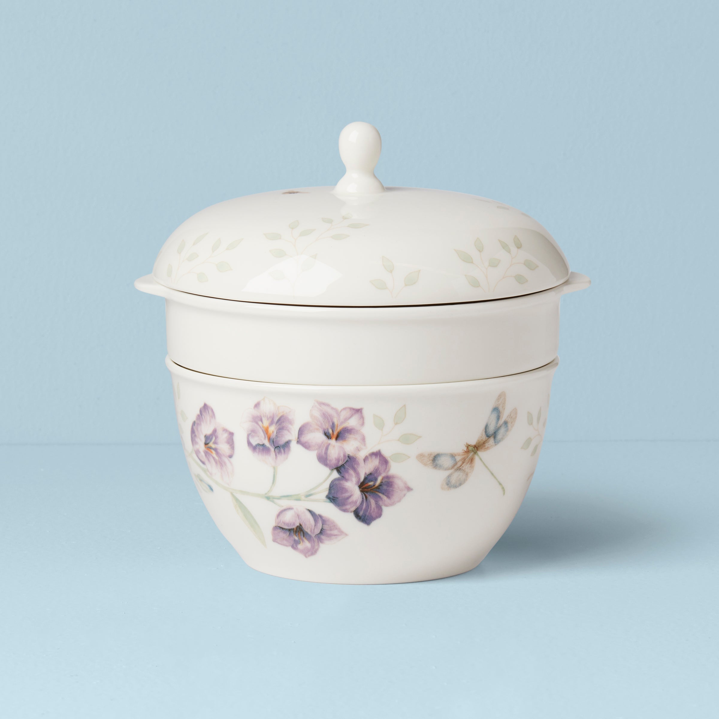 Thekbunny Butterfly Meadow 3-Piece Stackable Bowl Set