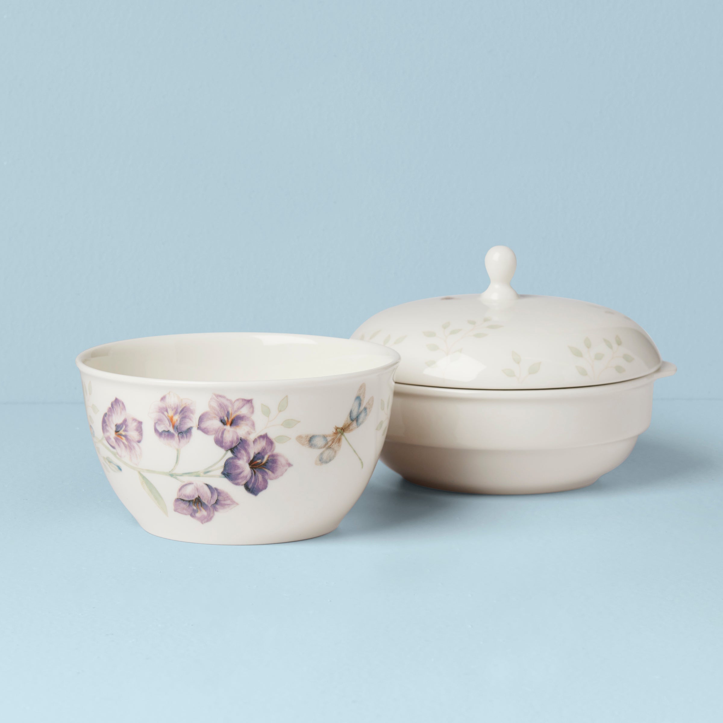 Thekbunny Butterfly Meadow 3-Piece Stackable Bowl Set