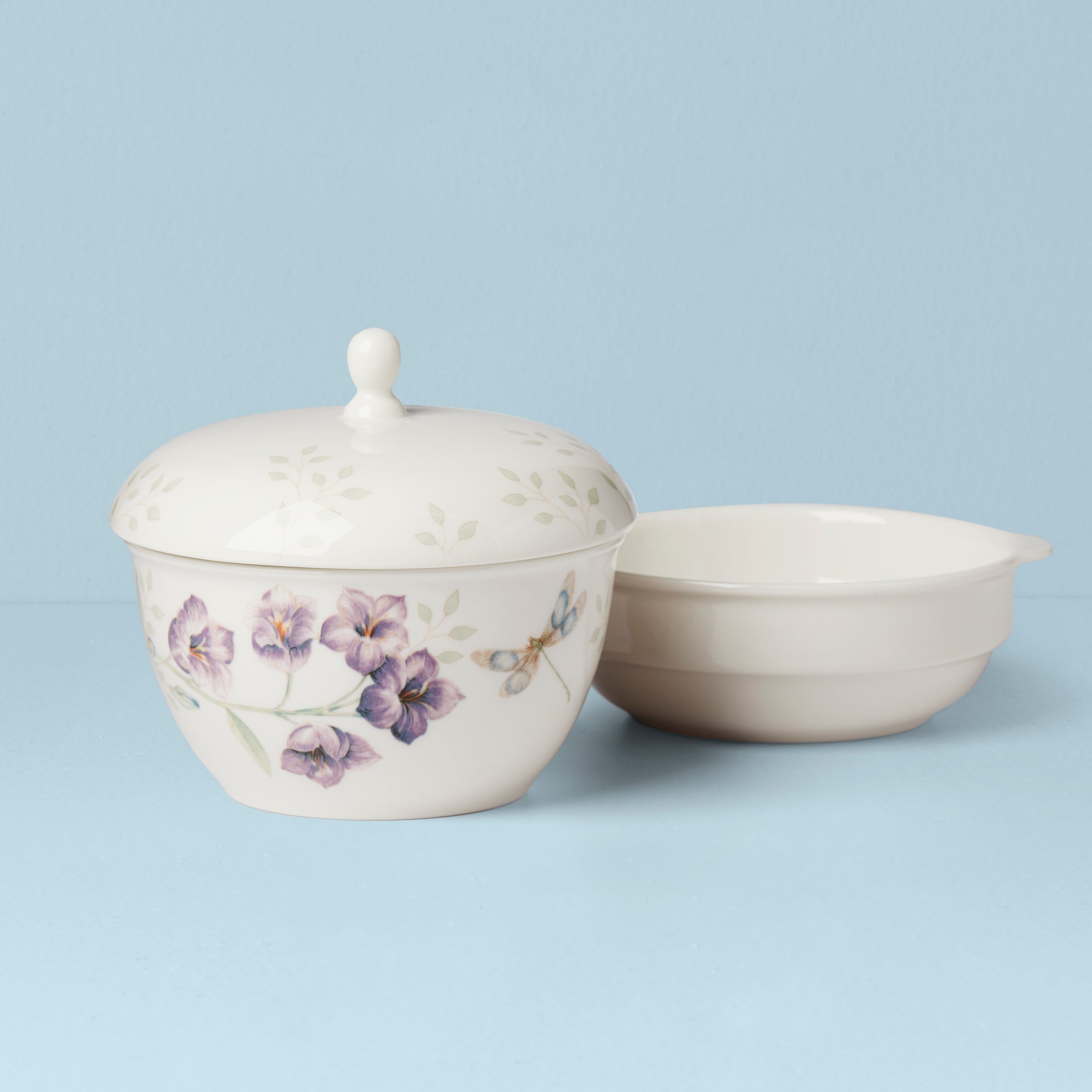 Thekbunny Butterfly Meadow 3-Piece Stackable Bowl Set