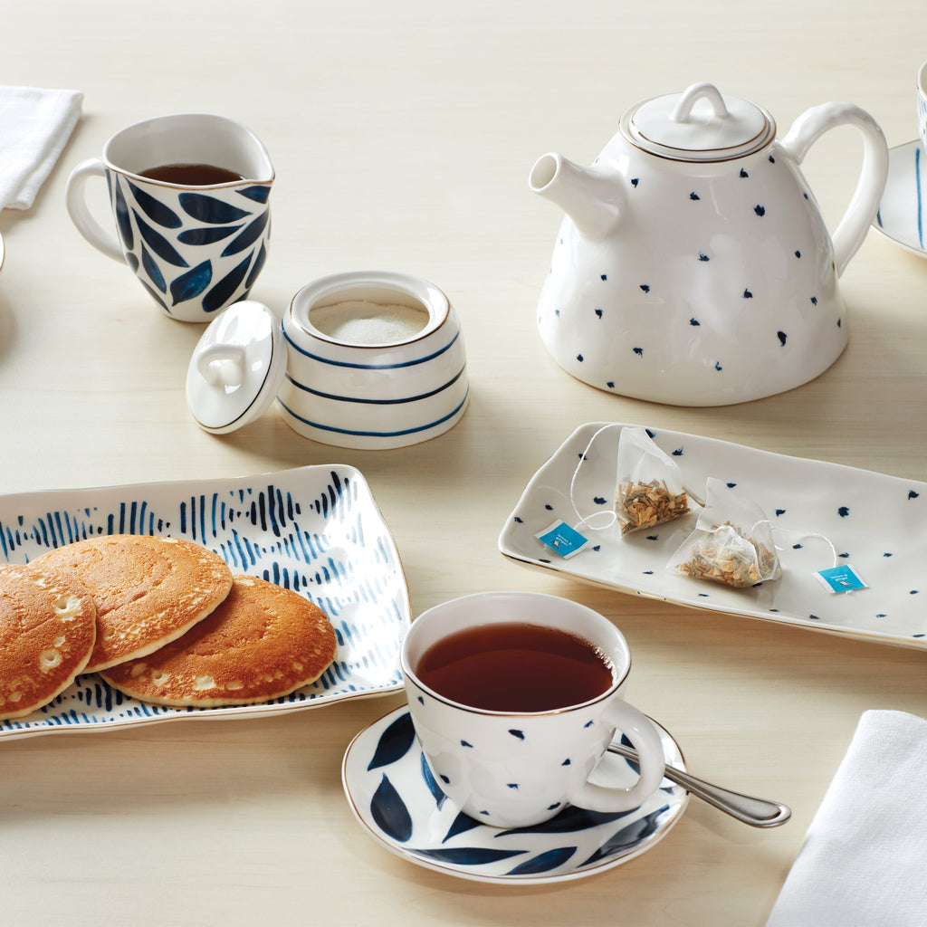 Thekbunny Blue Bay 9-Piece Tea Set