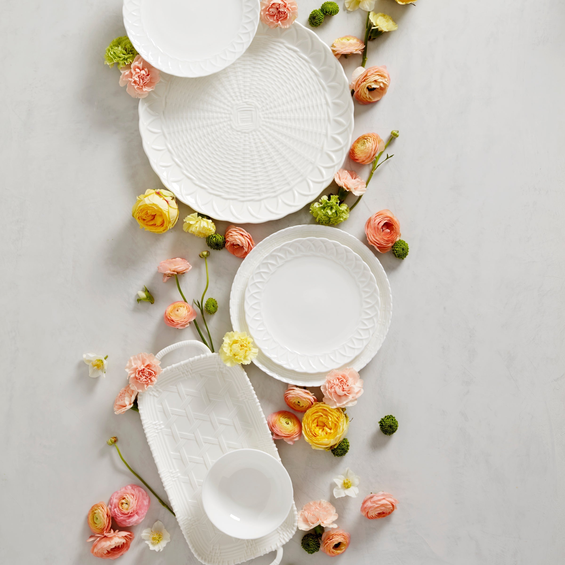 Wicker Creek Dinner Plates - Set of 4